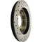 Centric Parts Sport Drilled/Slotted Brake Rotor, 127.63006L 127.63006L - alternate 3